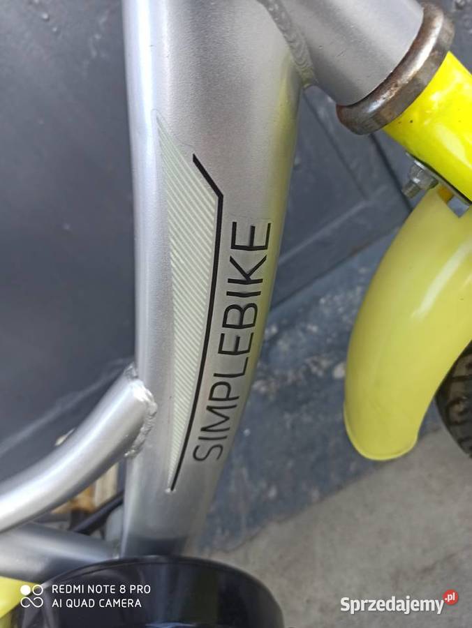 Rowerek Dzieciecy 12 SIMPLEBIKE Kółka Boczne