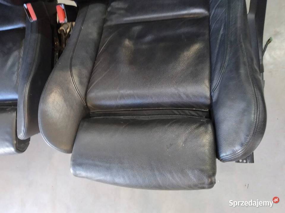 FOTELE KANAPA BOCZKI SKÓRA ELEKTRYCZNE GRZANE