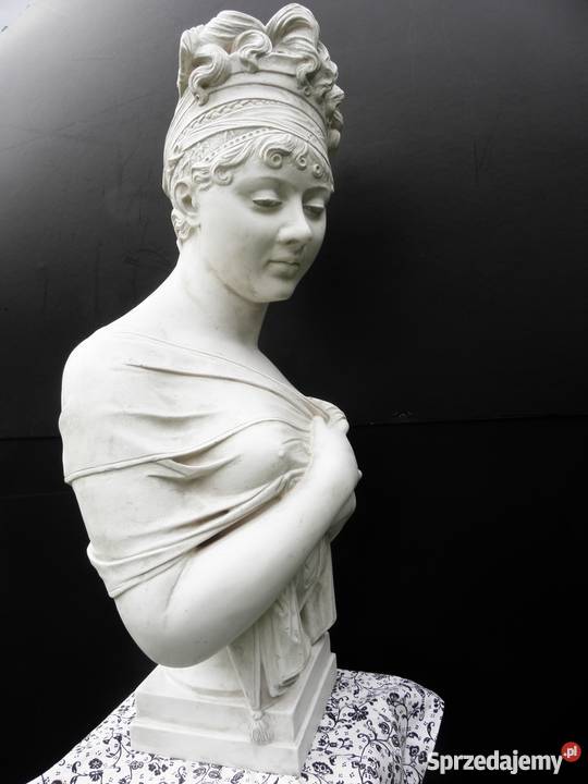 Rzeźba Popiersie 65 marmur carrara Poznań