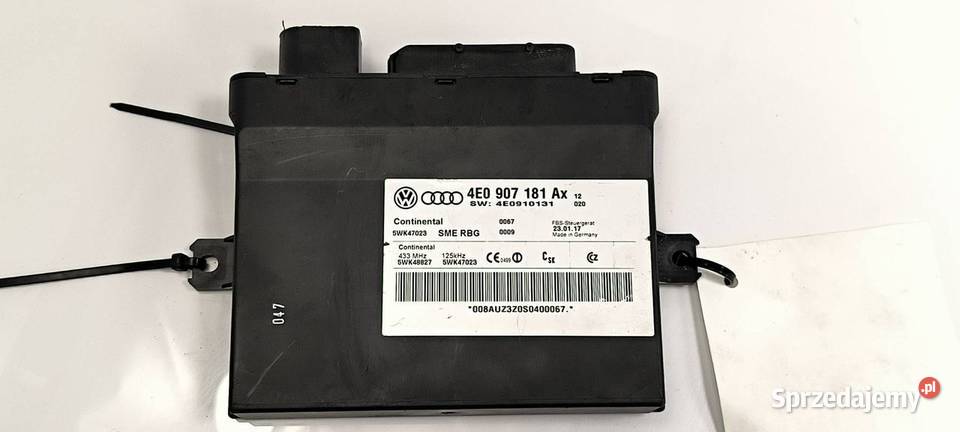 KOMPUTER AUDI A8 D3 LIFT 4E0907181AX