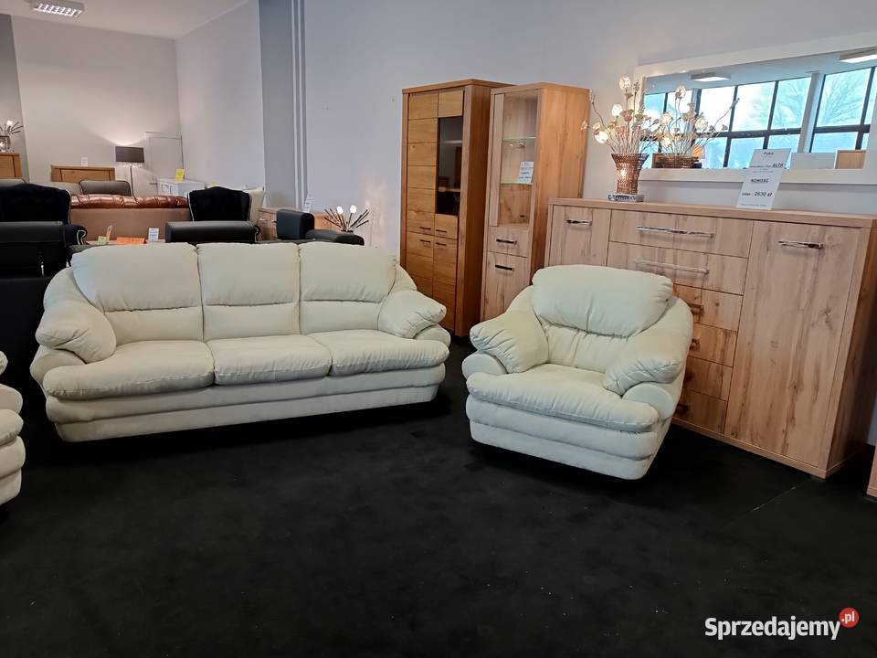 Nowy Komplet 311 ze spaniem SARA Tkanina