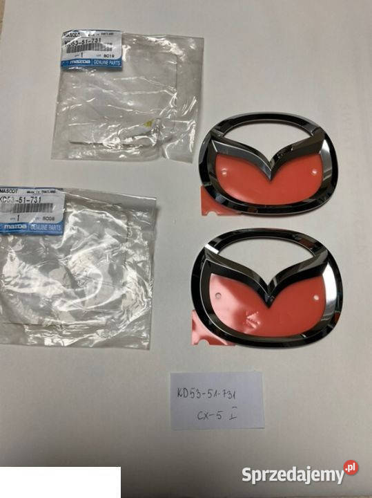 Mazda Cx5 I KD5351731 logo znaczek osobowe Oświetlenie Kozubszczyzna