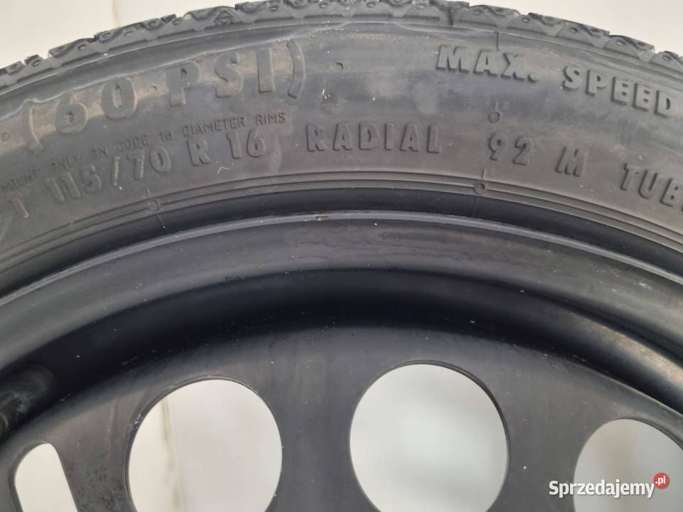 KOŁO DOJAZDOWE Opel Vectra C Astra H 11570 R16 Chełm sprzedam