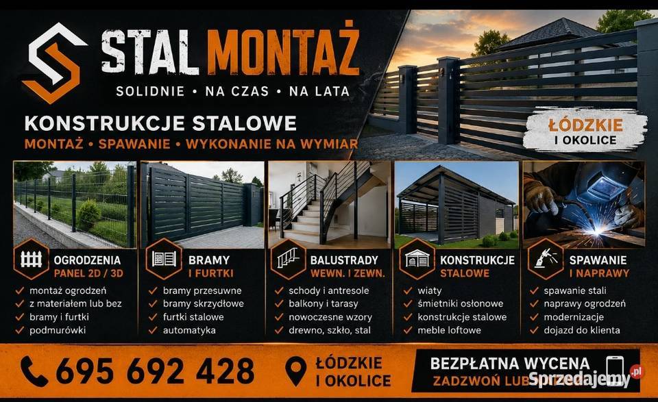 BRAMY FURTKI NAPRAWA Ogrodzeń wypadku wymiana Aleksandrów Łódzki
