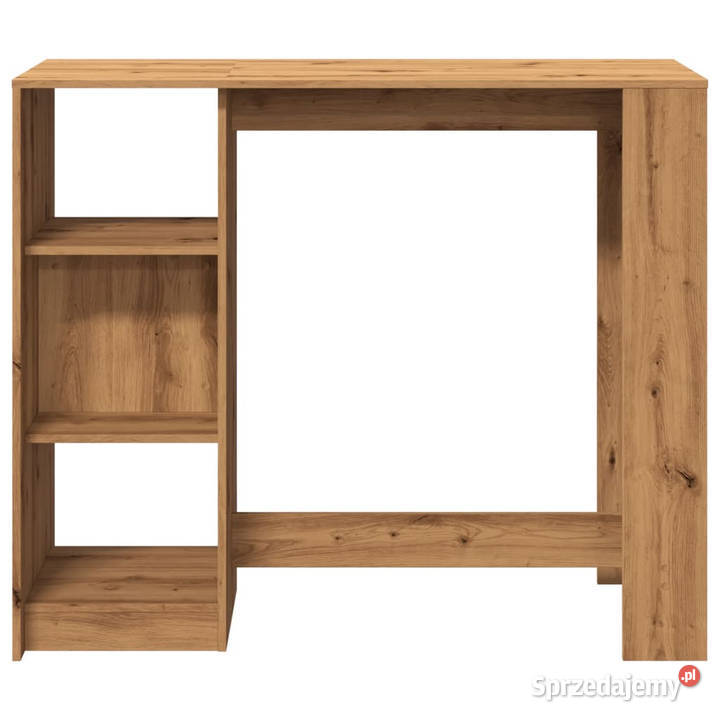 Stolik barowy z regałem dąb artisian 124x46x1035 Warszawa
