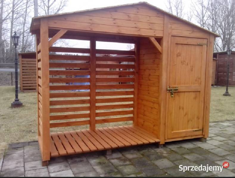 Drewutnia 2 x 11m narzędziówka 114 x 11m dach na