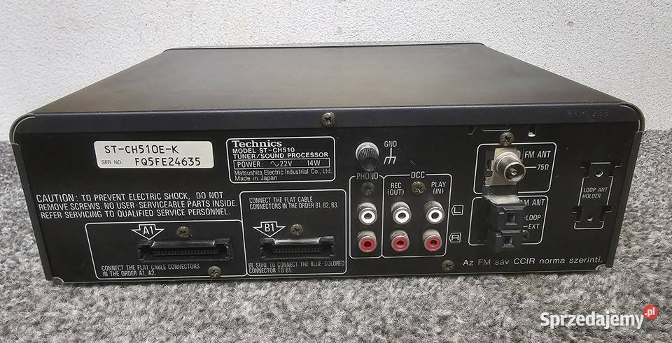 Tuner stereo sound processor TECHNICS STCH510 Kraków