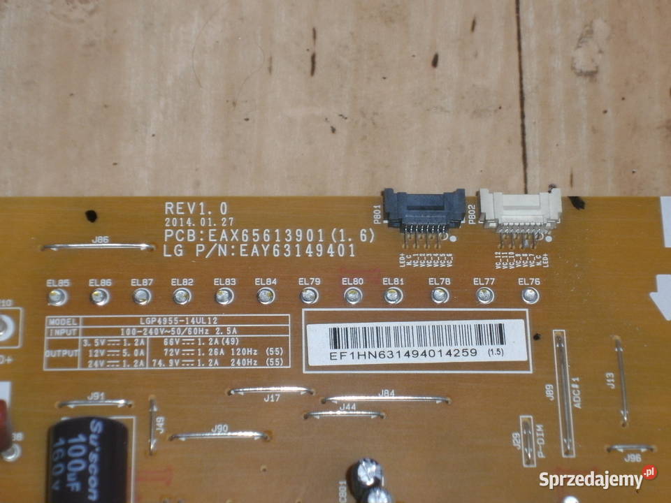 LG EAX65424001 24 4755LB650V EAX6561390116 zachodniopomorskie