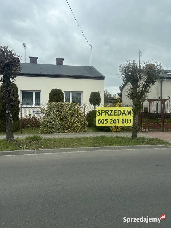Sprzedam dom jednorodzinny z działką 7279zł/m2 Poddębice