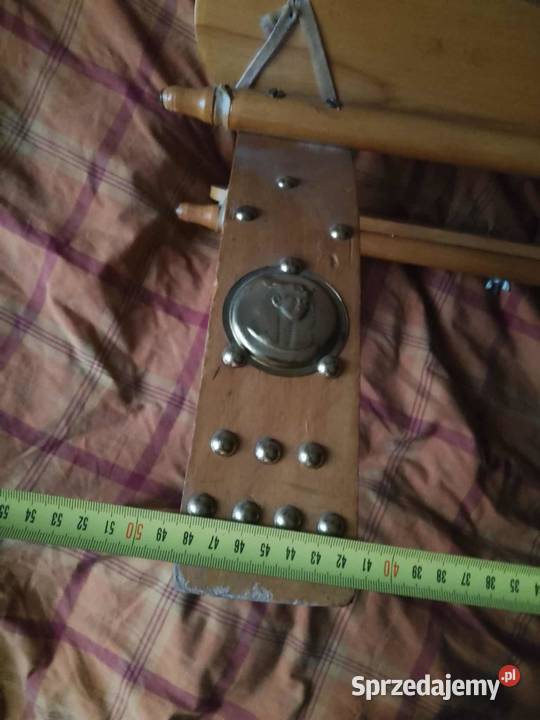 taboret Vintage Camel stołek siodłowy drewniany Legnica