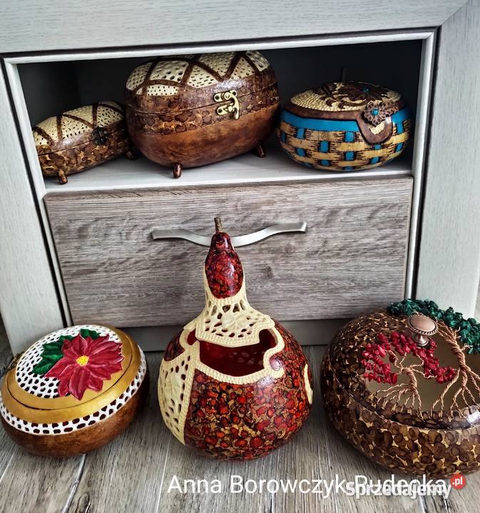 Szkatułka z tykwy Oświęcim