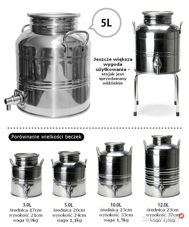 Beczka stal nierdzewna inox antałek na bimber Siemianowice Śląskie