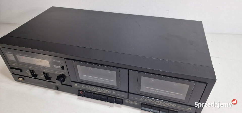 Magnetofon JVC TDW103 Cassette Deck Międzychód sprzedam