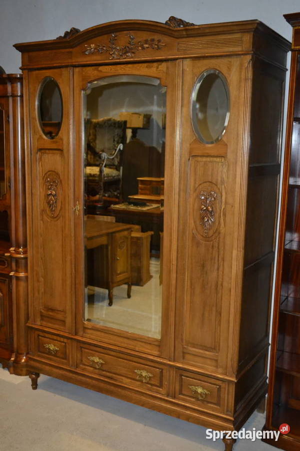 szafa secesyjna 1920 cedr Będzin