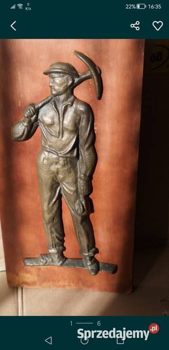 Górnik z przodka Wyrób PRL Wałbrzych sprzedam