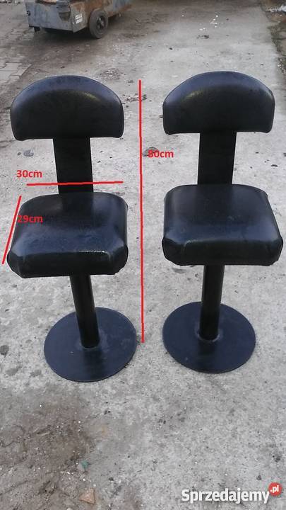 Krzesła na nóżce metalowe