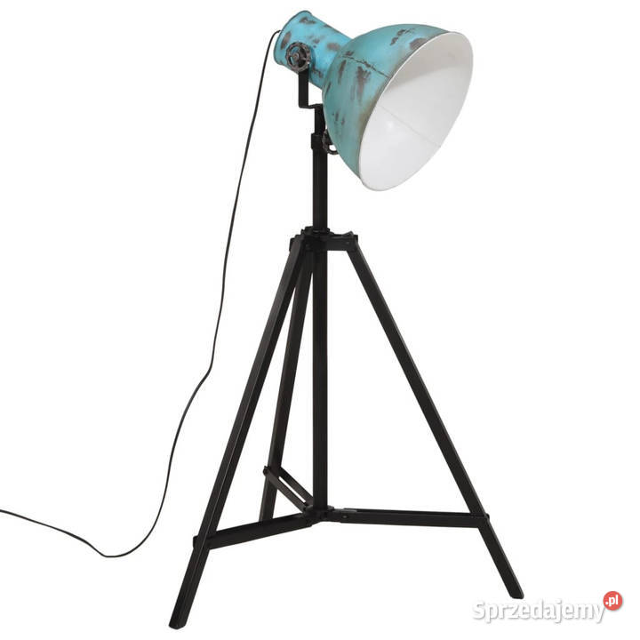 Lampa stojąca 25 W postarzany niebieski Warszawa