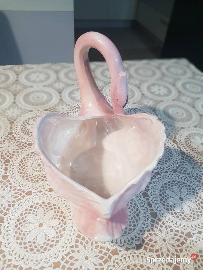 Łabędź z porcelany Wola Podłężna