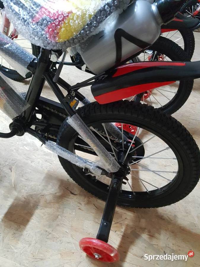 Rowerek my bike czerwono czarny 16 4 lata wielkopolskie Głogowa sprzedam