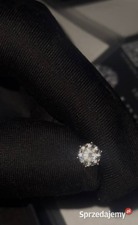 Kolczyki moissanite earrings sztyfty vvs1 srebro Bielany Wrocławskie
