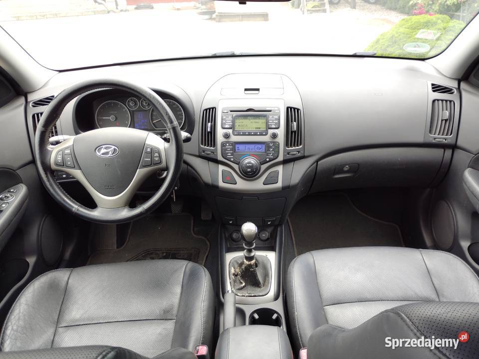Hyundai i30 2008r 20i 143 181000 Skóry Tempomat manualna Witkowo