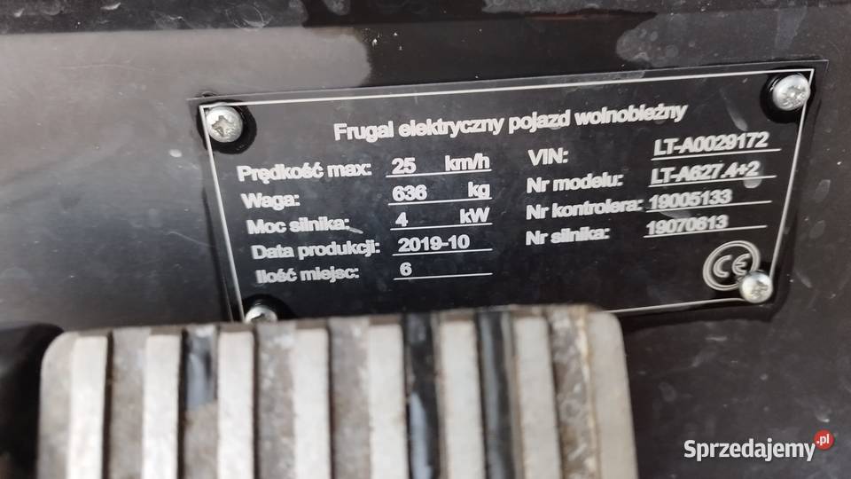 MELEX FRUGAL pojazd elektryczny osobowy Załęcze Małe sprzedam