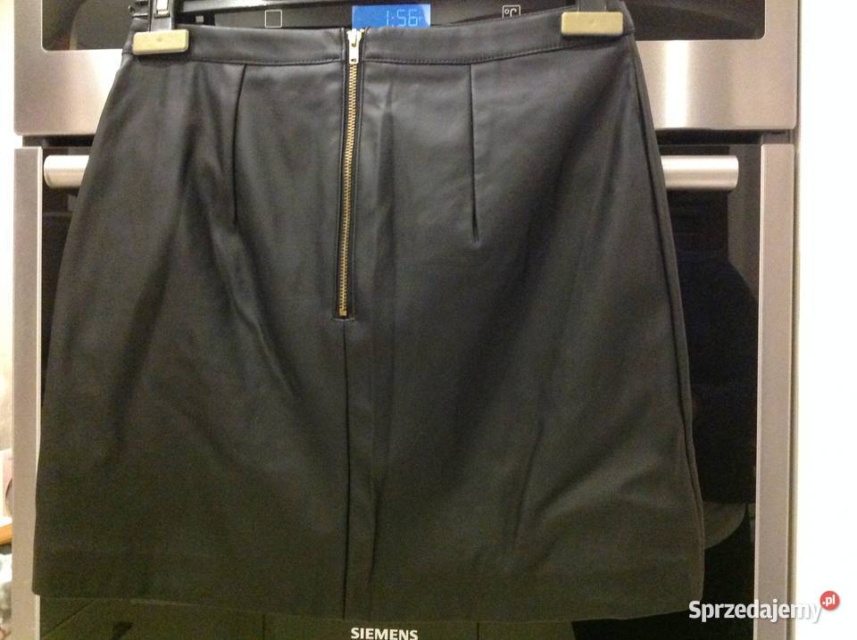 Mini Spódnica Skórzana OLA VOGA r XS Haft Nowa Nowa Sól