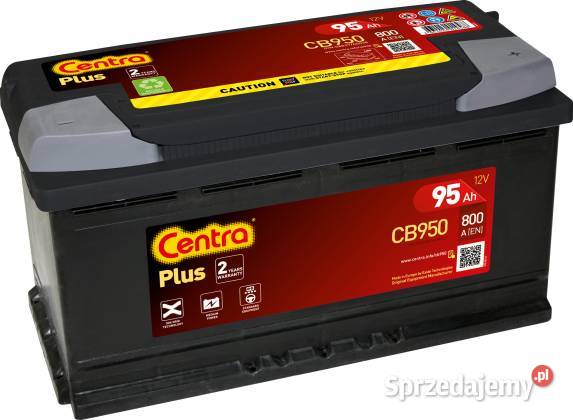 AKUMULATOR CENTRA PLUS 12V 95AH 800A CB950 Olsztyn sprzedam