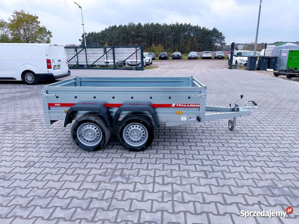 TEMARED PRO 23122 dwuosiowa przyczepka towarowa