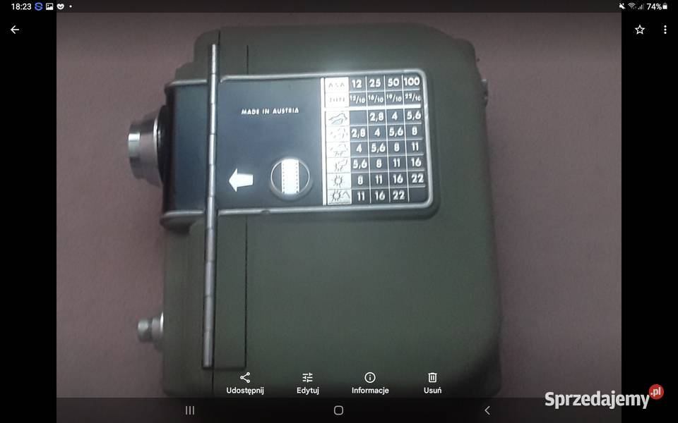 Eumig Electric kamera kolekcjonerska