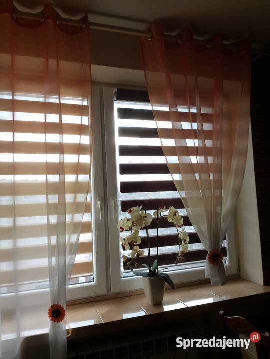 FIRANA komplet 2 biała woal przelotki 150x230 Łomża