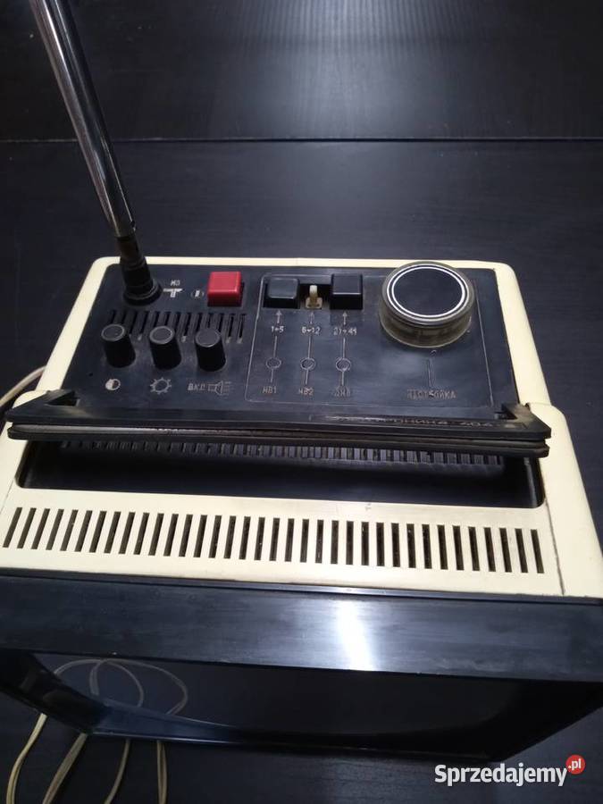 radziecki telewizor Elektronika 404D z lat 7080 Kineskopowy śląskie Tychy
