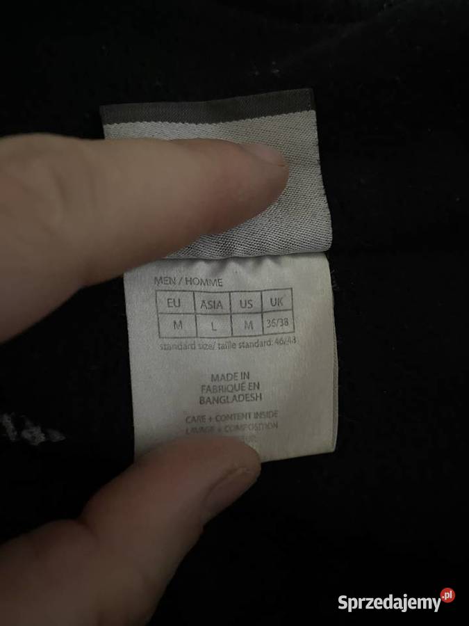 Bluza polar męski czarna JACK WOLFSKIN M OKAZJA Odzież codzienna