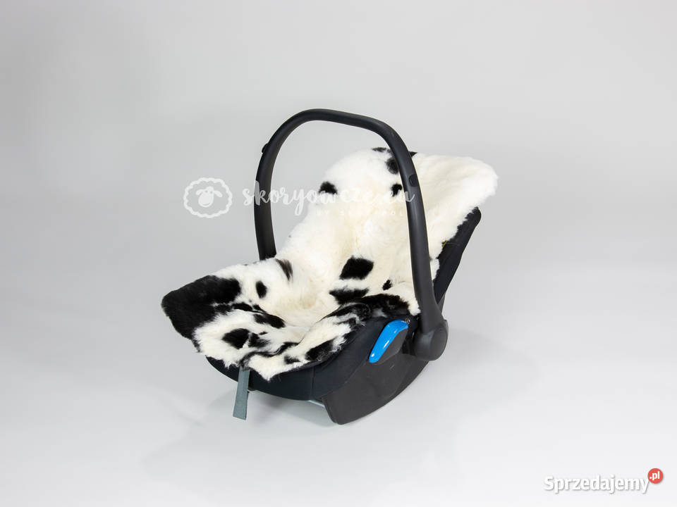 Wkładka do fotelika ze skóry owczej Białoczarna Szaflary