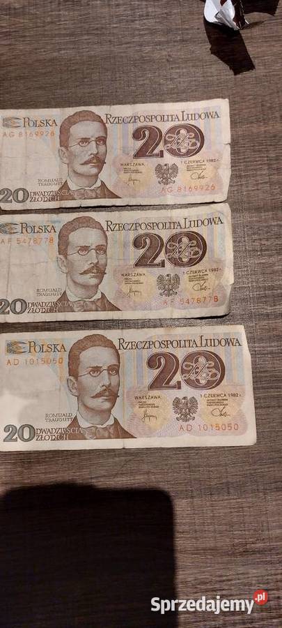 Sprzedam banknoty 20zl
