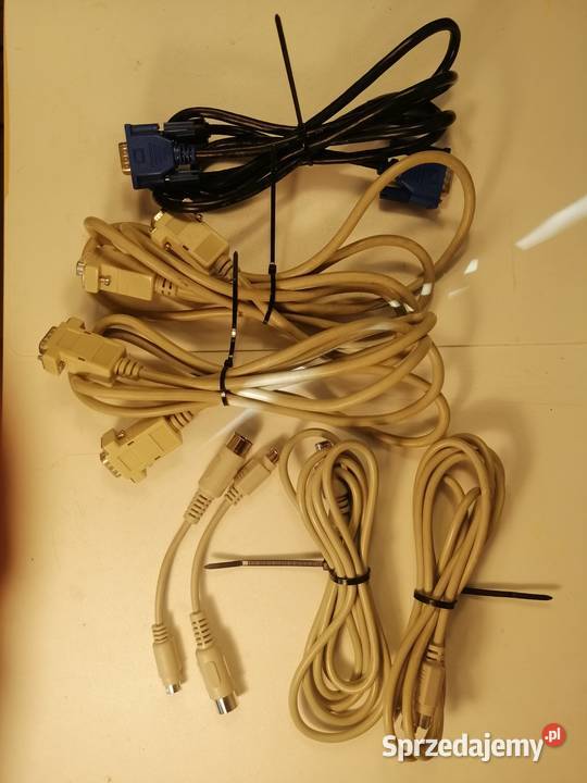 przełącznik KVM VGA2 plus kable Zgierz