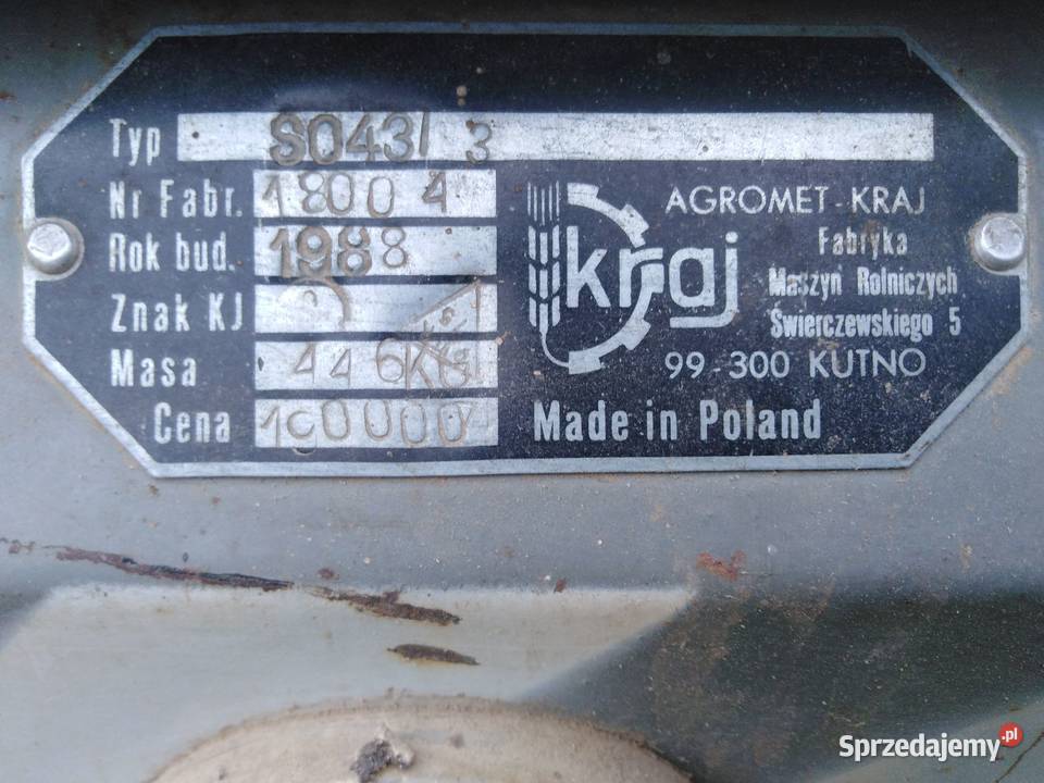 Siewnik Poznaniak 27 M Rębielice Królewskie