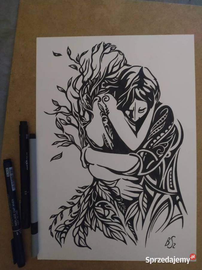 Rysunek przywiązanie cienkopis blok t A4 250 gm2 Warszawa sprzedam