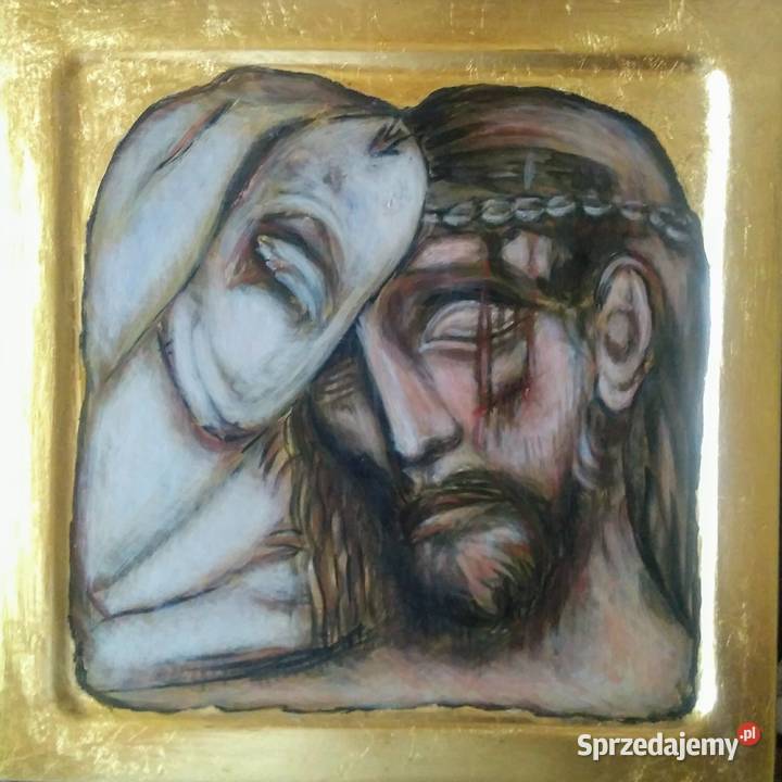 Ikona pisana Mandylion 30 x 30 Szczecin