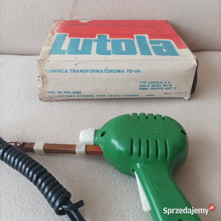 Lutownica transformatorowa TD 08 Lutola 2A 65W dolnośląskie Stronie Śląskie