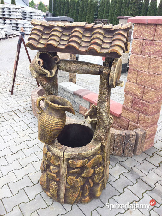 STUDNIA BETONOWA fontanna KASKADA imitacja Rośliny podkarpackie Rzeszów