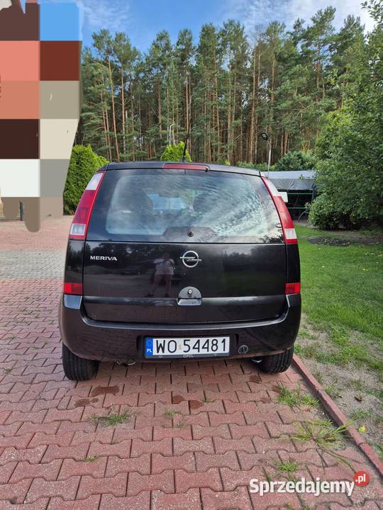 LPG Opel Meriva 2004 r Benzynagaz manualna Ostrołęka