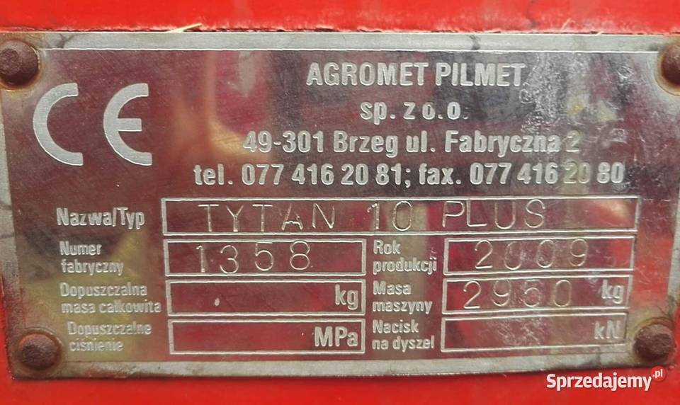 Unia tytan 10 plus Przasnysz