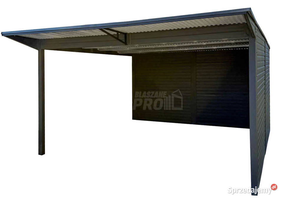 Carport Wiata samochodowa CarPort 45 m antractyt Żnin