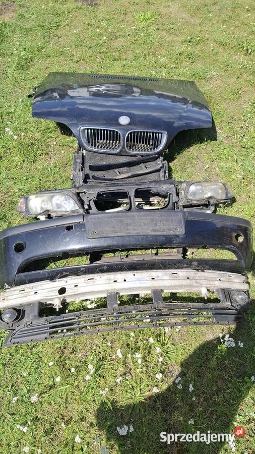 Przód BMW e46 maska zderzak chłodnice lampy Sadowne