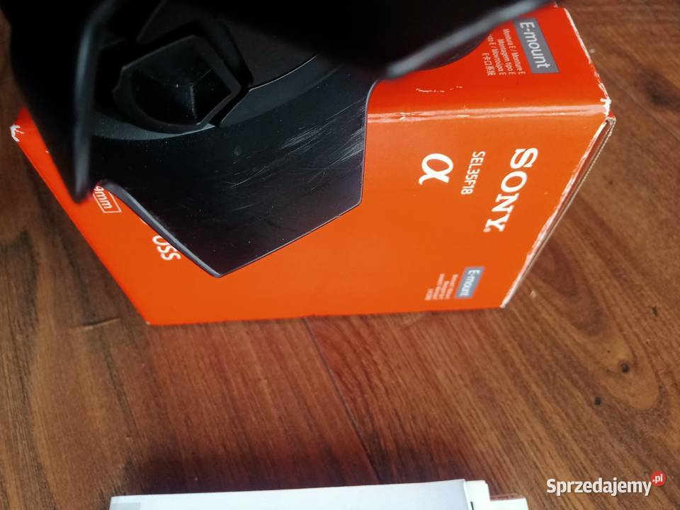 Obiektyw Sony Alpha SEL35F18 E35 F18 OSS Emount wielkopolskie Dąbcze