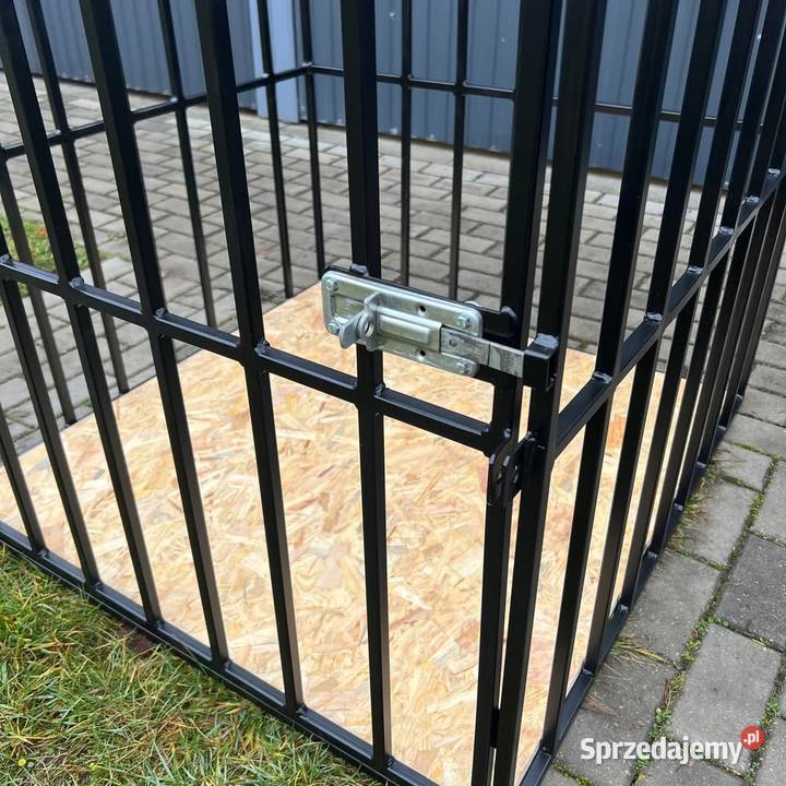 Duża klatka psa kojec transporter XXL 95x95x95