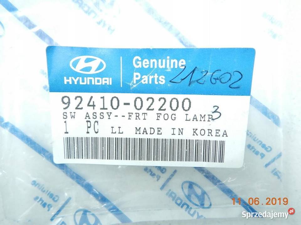PRZYCISK ŚWIATEŁ PRZECIWMGIELNY HYUNDAI ATOS 99r lubelskie sprzedam