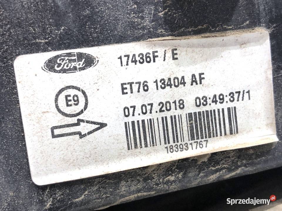 LAMPA PRAWY TYŁ FORD TRANSIT COURIER ET7613404AF Motoryzacja