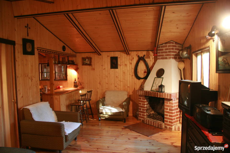 Domek letniskowy drewnianay do przeniesienia Domy mazowieckie Bieniędzice sprzedam